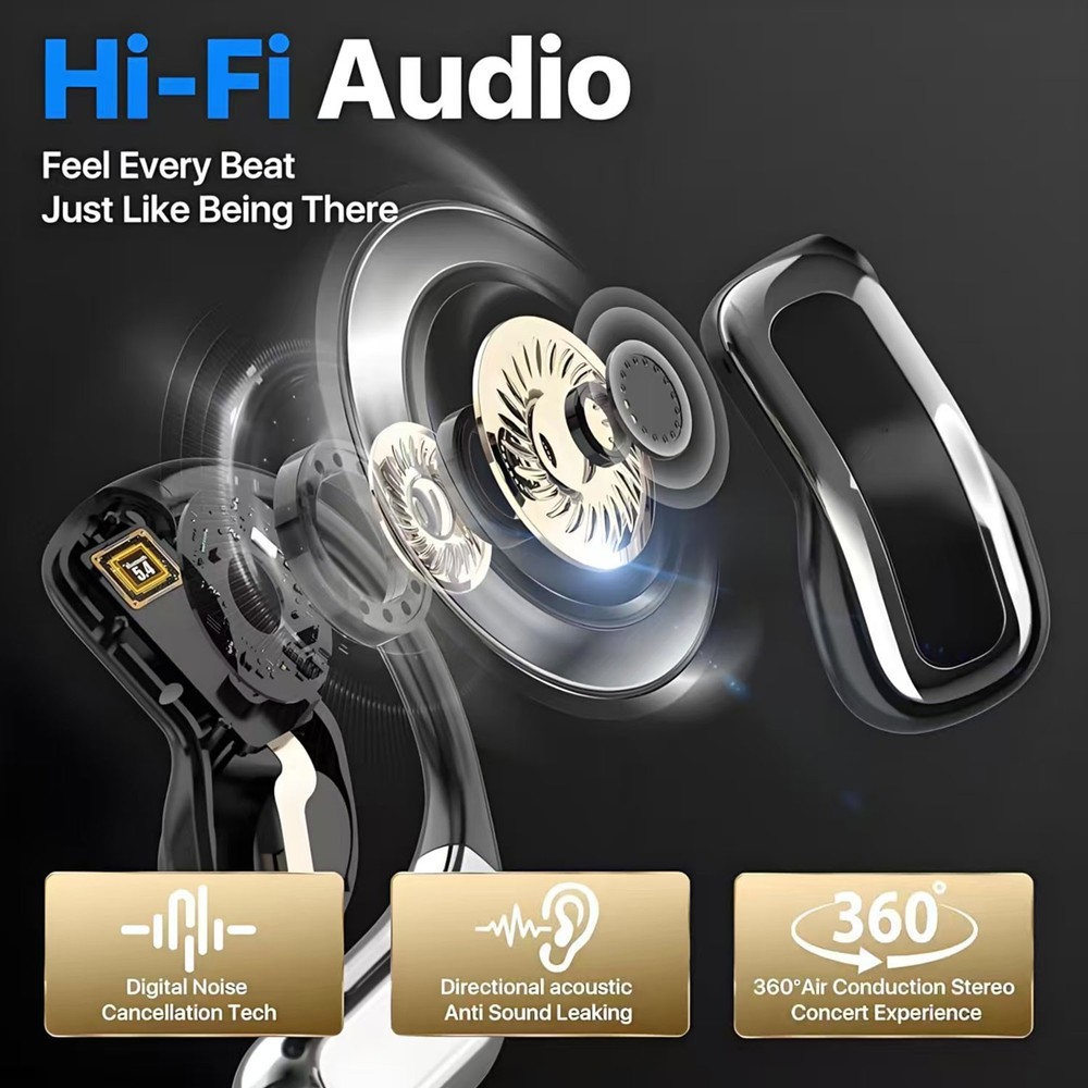 For Apple iPhone 11 Pro Max SE 3rd Wireless Bluetooth Headphone Earbuds Ear-hook