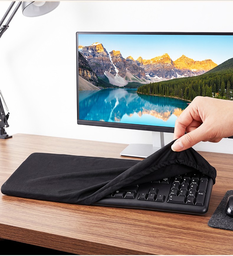 Black Elastic Keyboard Dust Cover Protective Case Universal Accessories Indoor