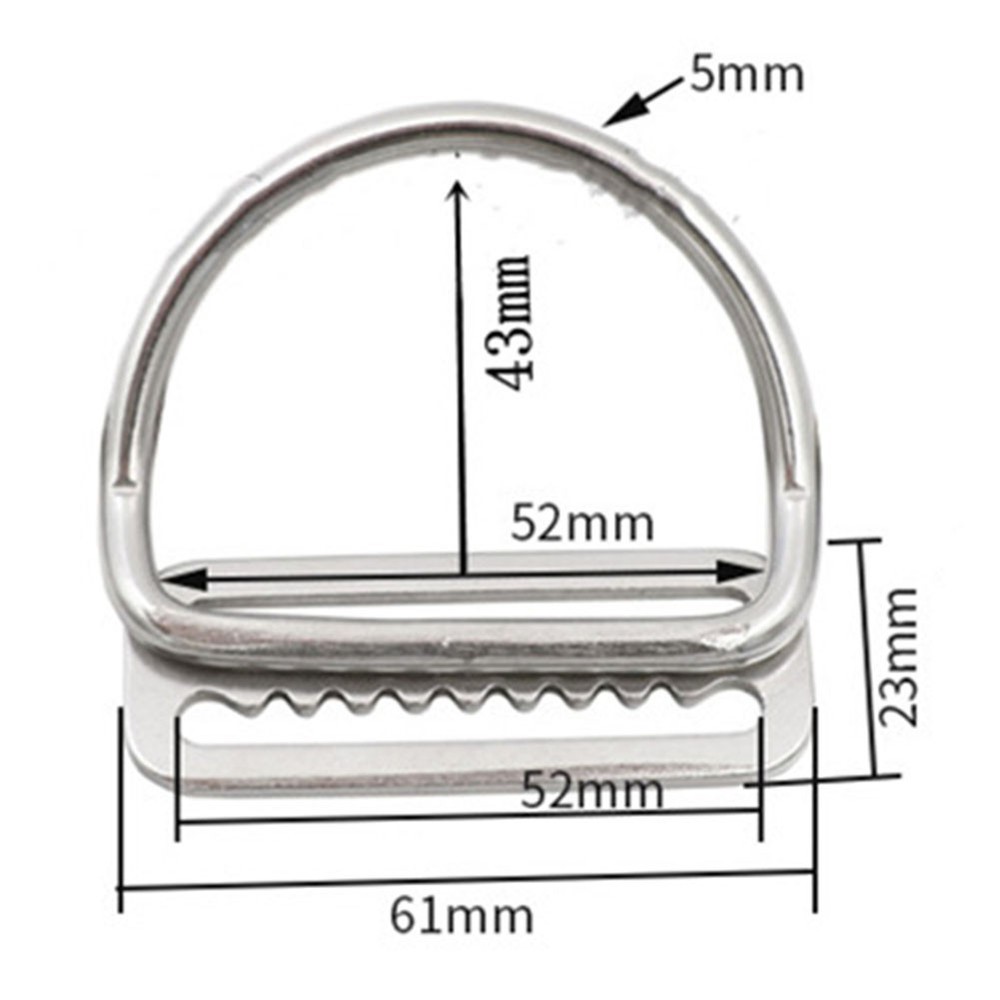 Scuba Diving D-Ring Webbing Keeper Clip Webbing Strap Keeper For BCD High Qualit