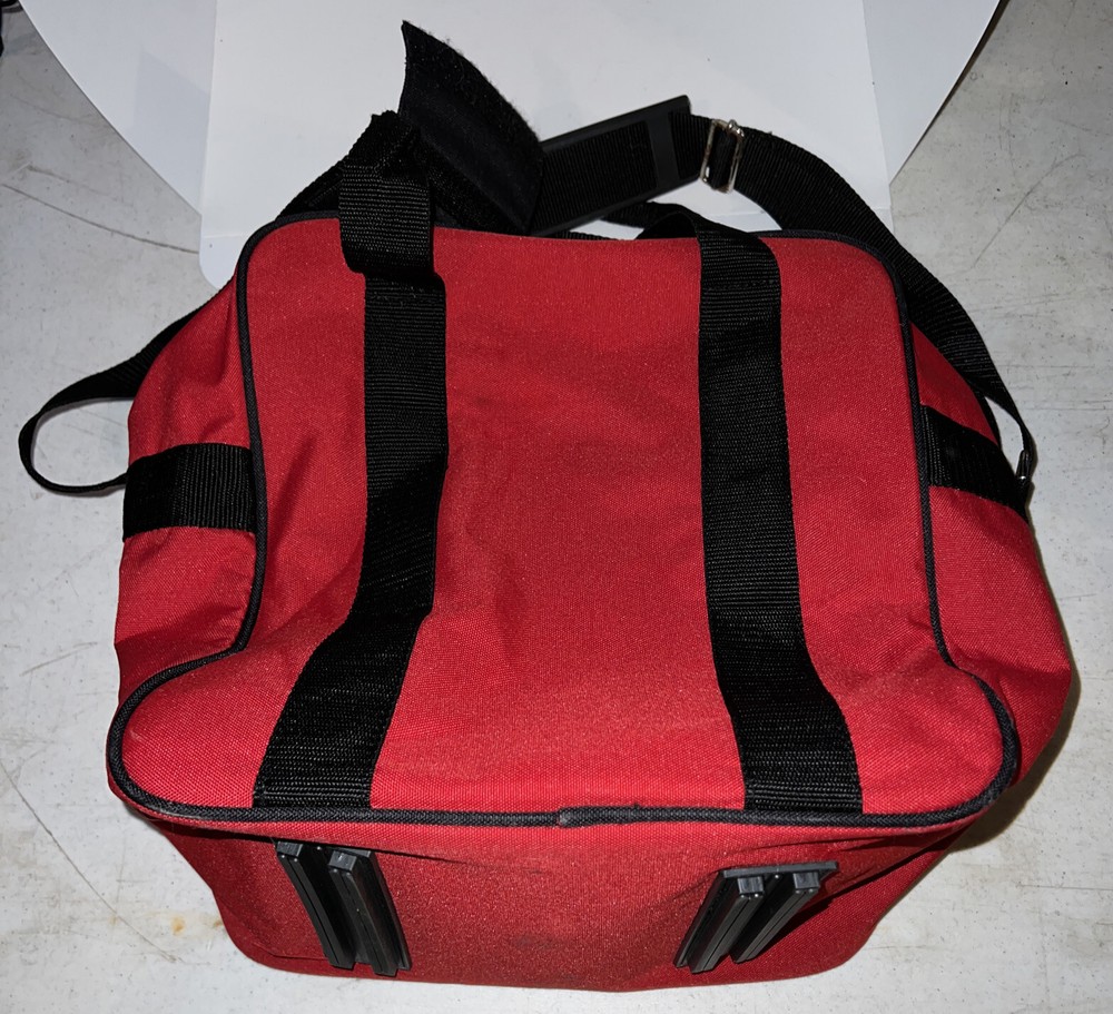 "Storm" Bowling ball Bag~ Red ~ Carry Case W/ Strap