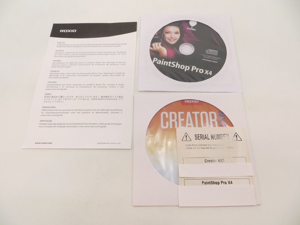 CREATOR NXT (CD-ROM, 2012) Roxio Corel Multi Media Windows 8 Computer Program