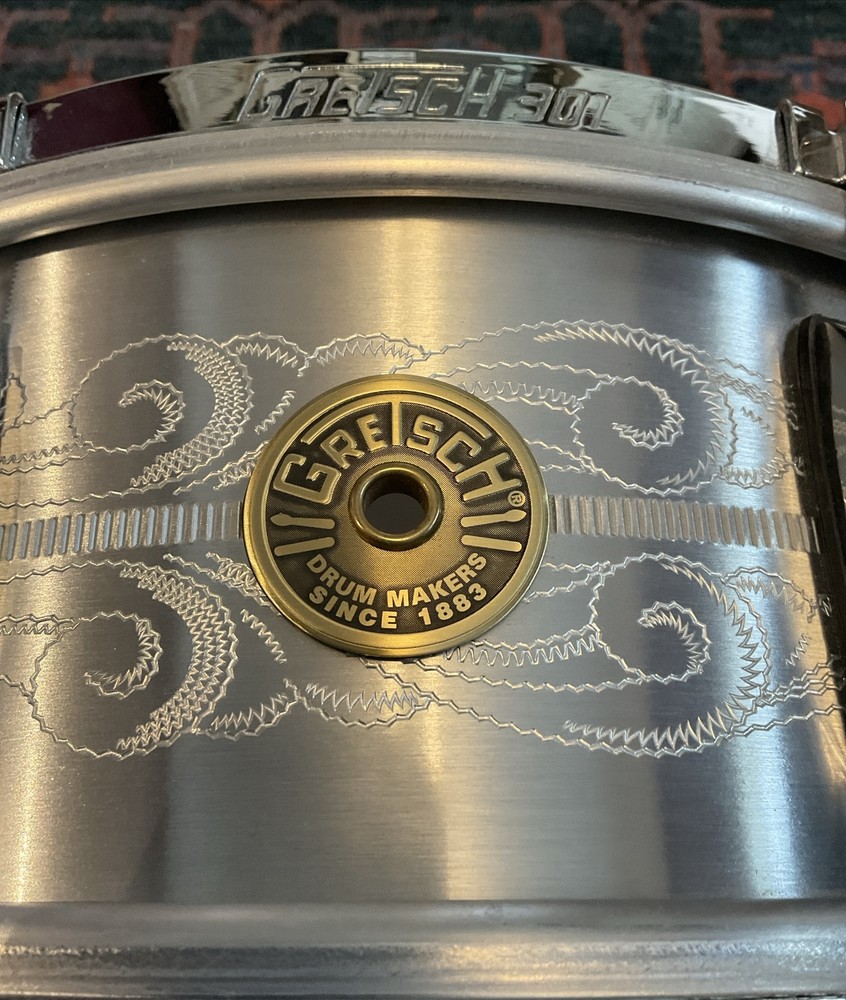 Gretsch 14" x 5" USA Custom 135th Anniversary Solid Aluminum Snare Drum
