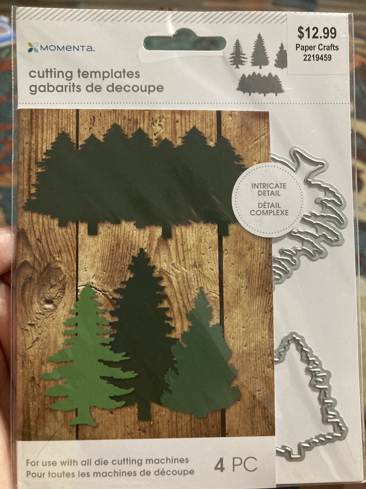 Momenta Pine Tree Christmas Tree Die Cutting Template