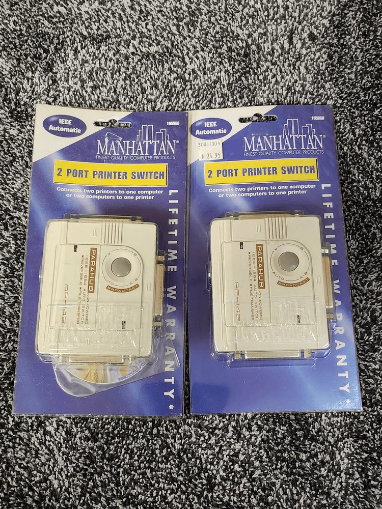 Vintage 2 Port Printer Switch #A76