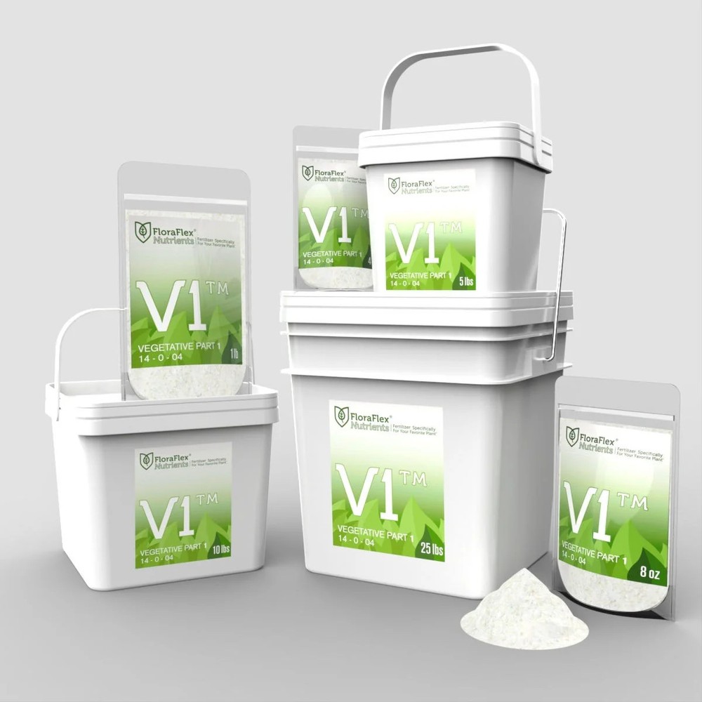 FloraFlex Nutrients - V1 - 1 lb Hydroponic Plant Nutrient