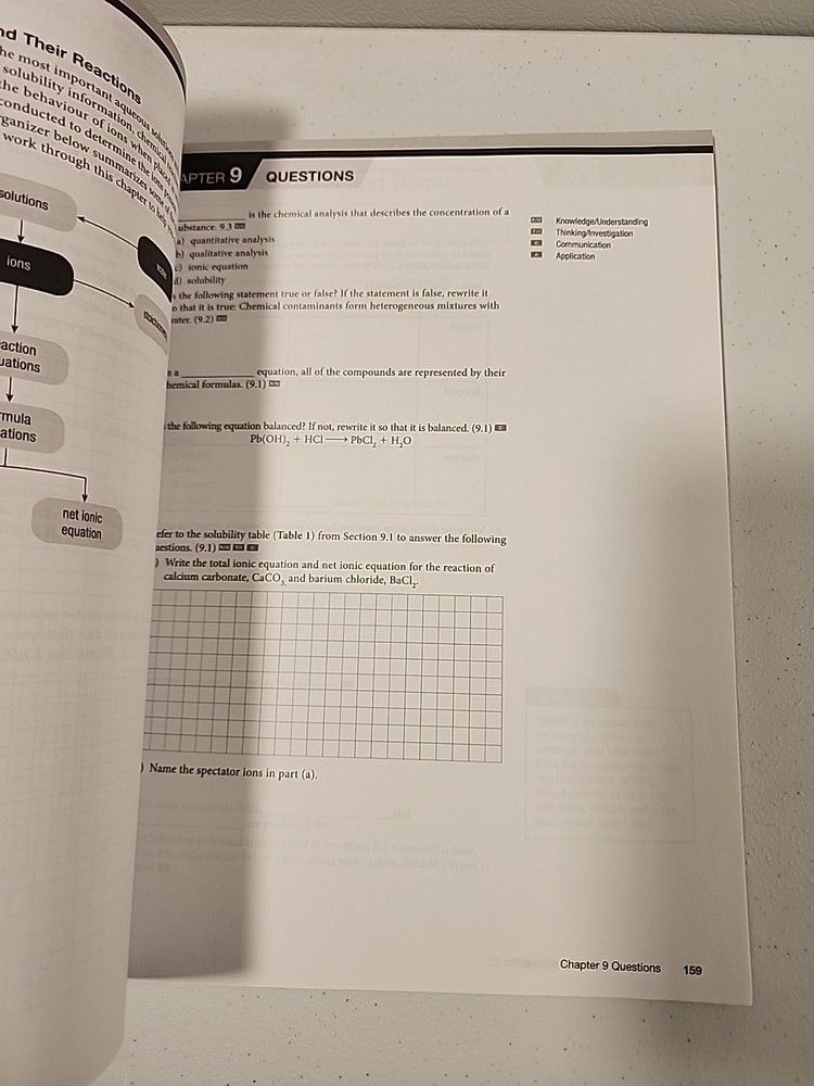 Nelson Chemistry 11: University Preparation Student Textbook + Study Guide Clean