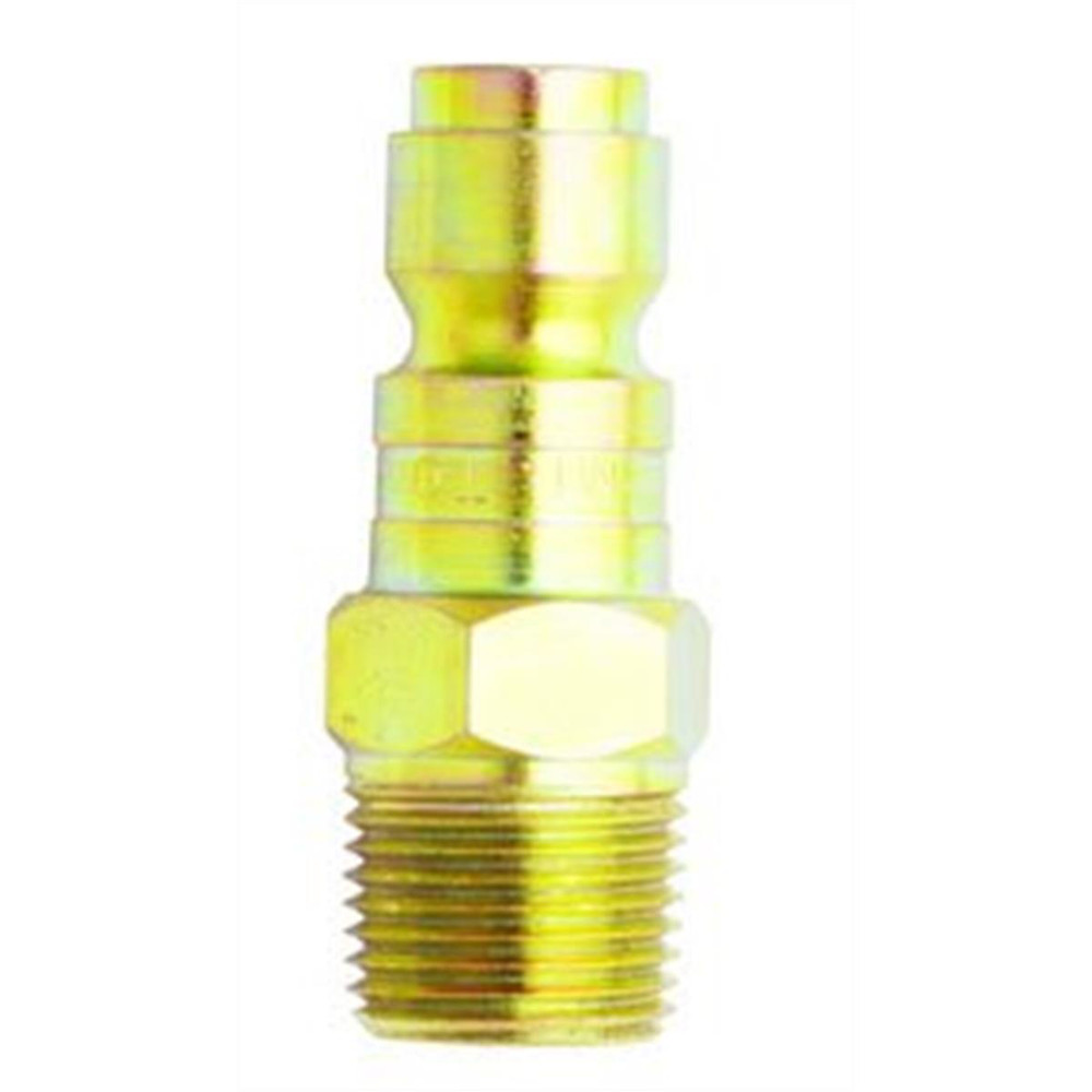 Milton Industries 3/8" Male Plug P-Style, 2/cd