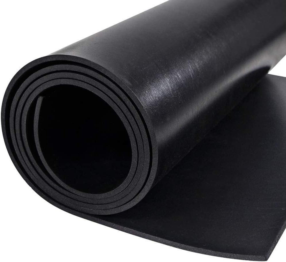 Flexible Silicone Rubber Sheet Roll 40"x118" for Workshop & Gym Flooring