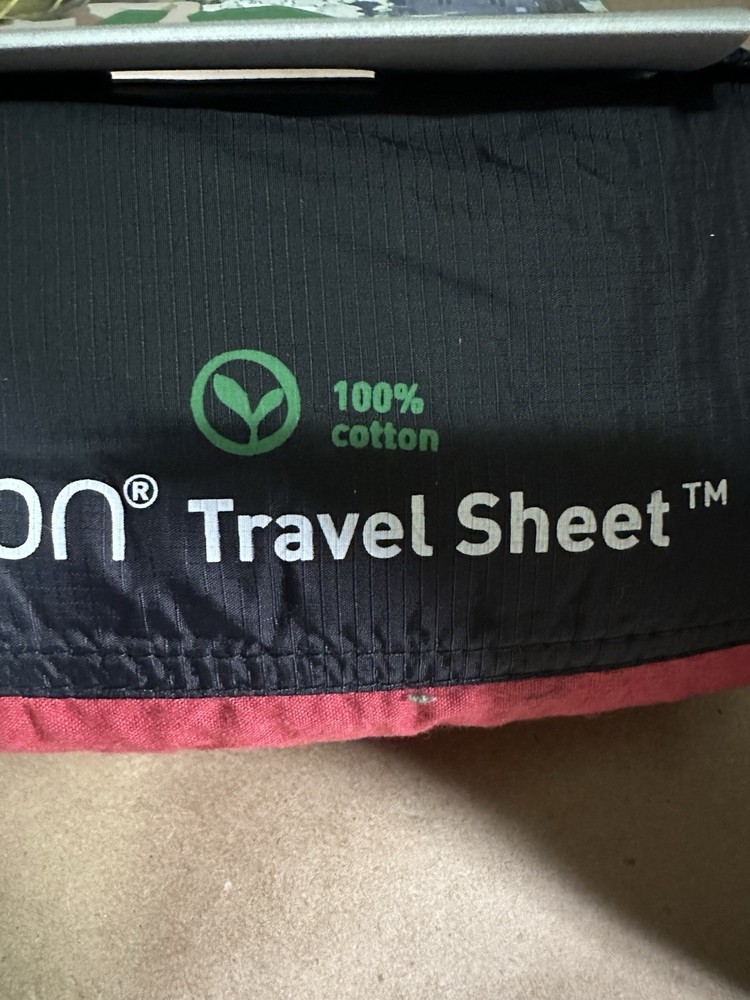 Cocoon Cotton TravelSheet, Monk's Red
