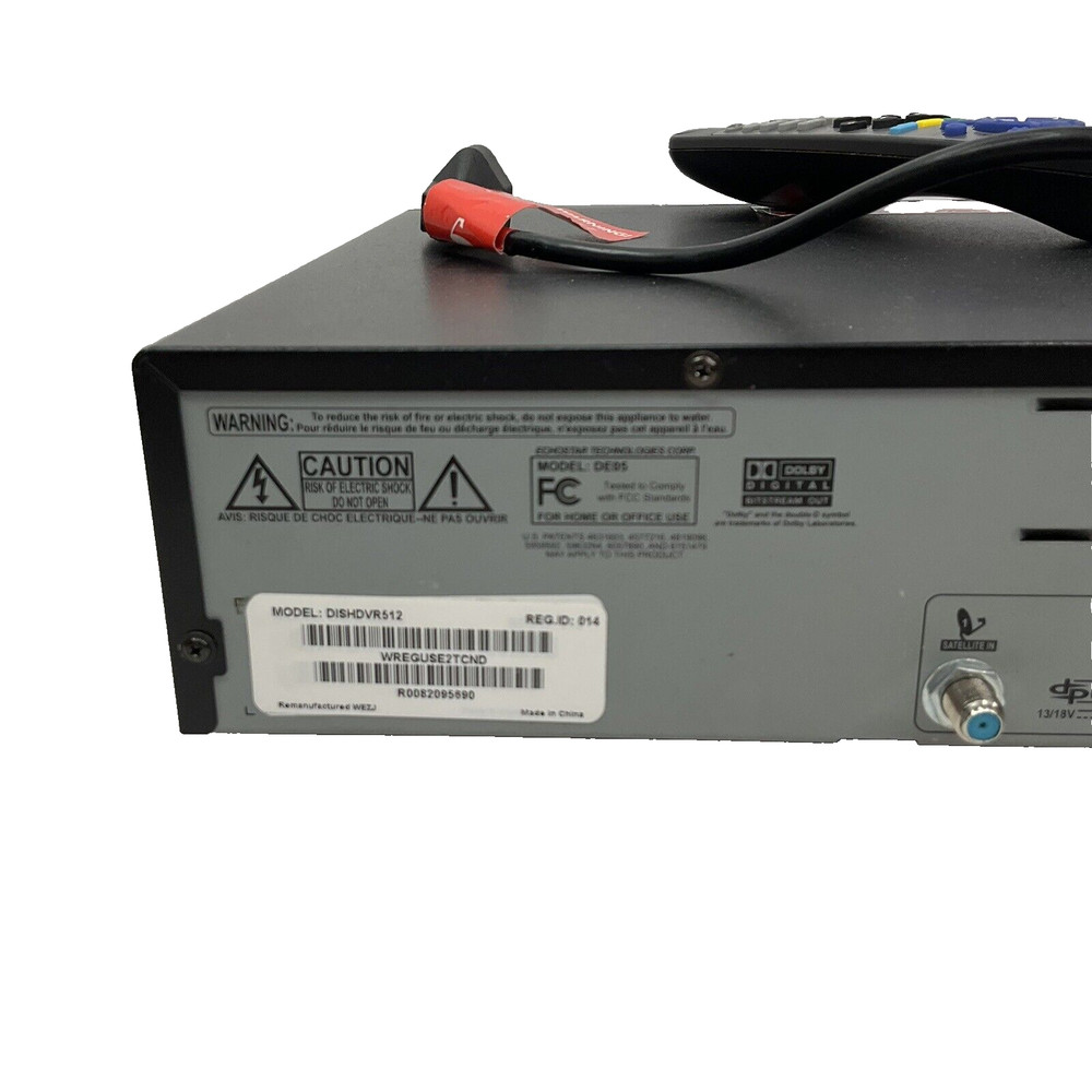 Dish Network DVR 512 Receiver with Remote Control