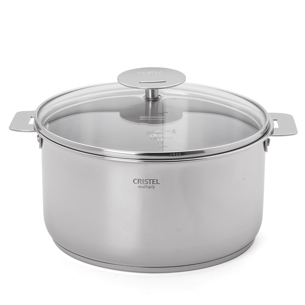 NEW Cristel Casteline Cookware Set 13pce Rem Handle