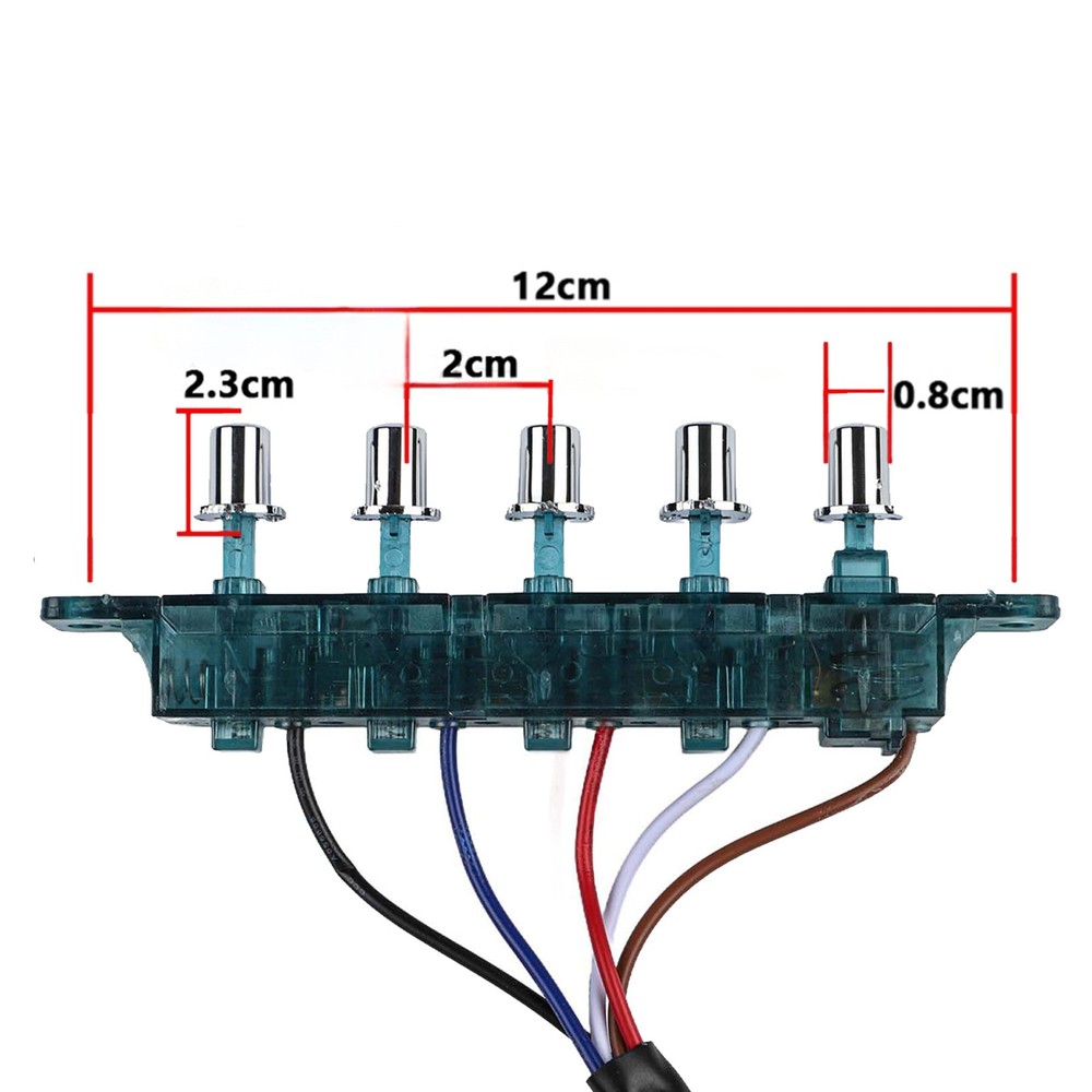 5-button Controller Long-lasting Construction Convenient Light Control