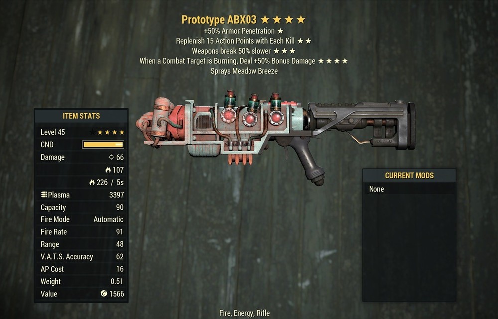 (Xbox) New Prototype ABX03 - Burning Springs Weapon