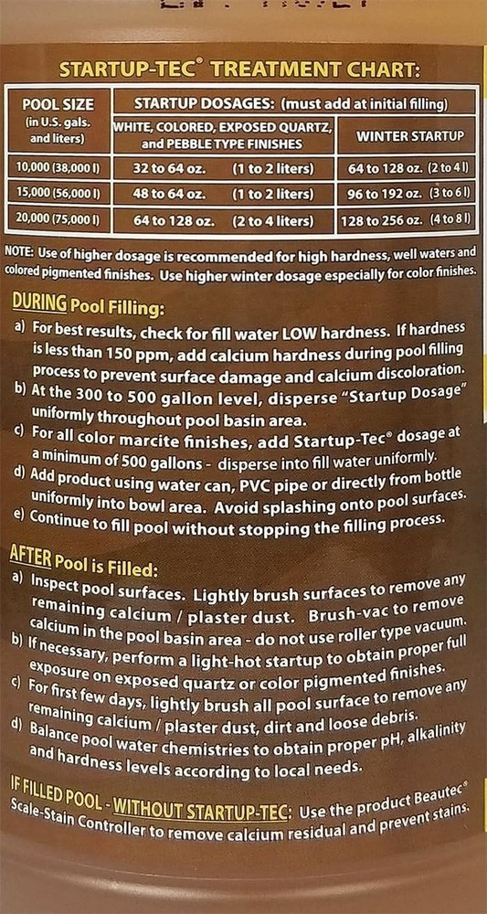 EasyCare McGrayel 70064 Startup-Tec - 64 oz