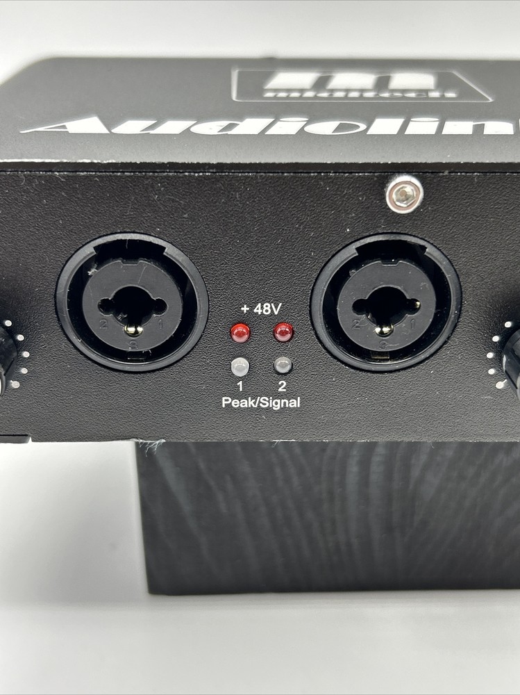 Miditech Audiolink III 2 Output Microphone Audio Connector Interface S/N 31944