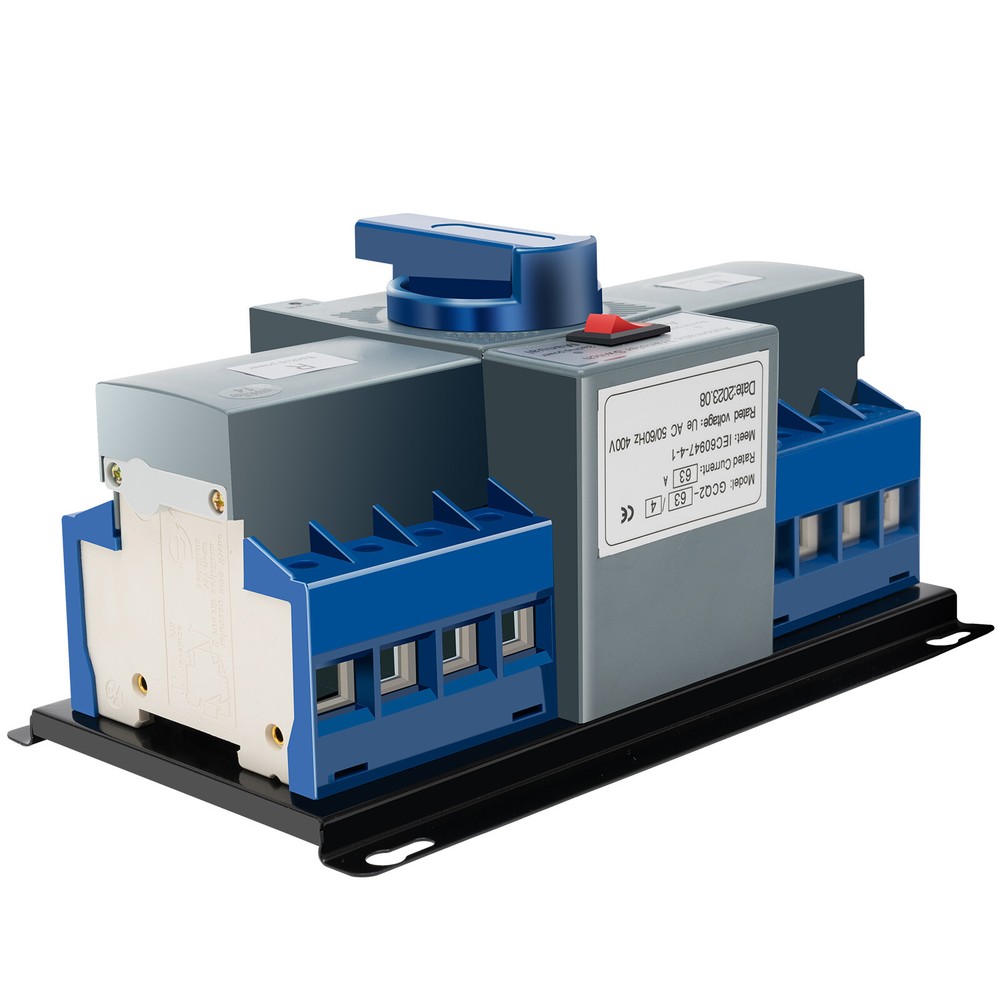 Dual Power Automatic Transfer Switch kit 63A 4P ATS Generator Changeover Switch