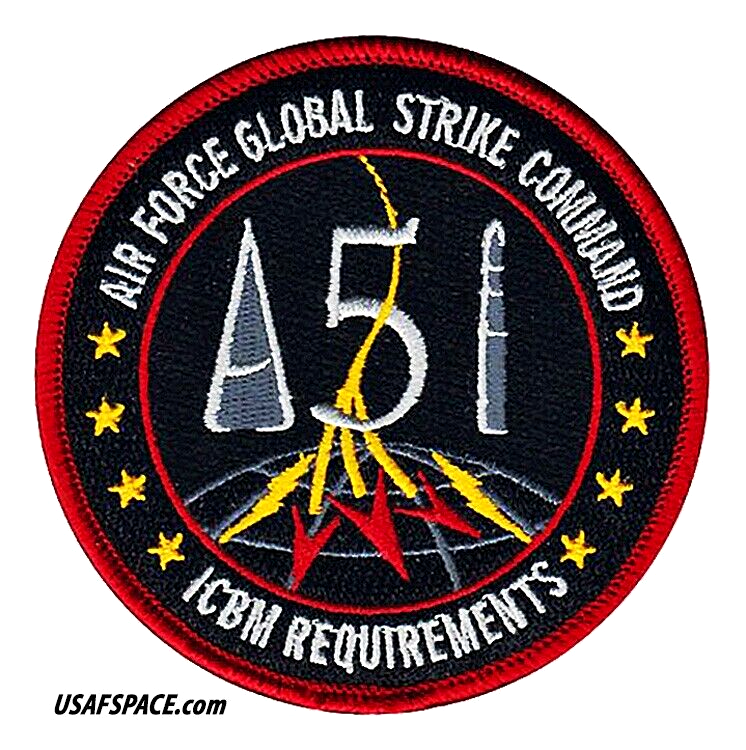 AIR FORCE GLOBAL STRIKE COMMAND-ICBM-A51-AFGSC-Barksdale AFB-USAF ORIGINAL PATCH