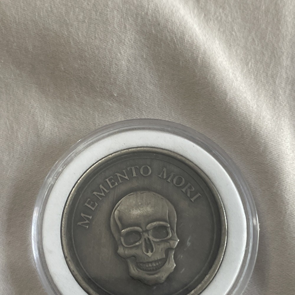Skull Momento Mori Challenge coin 2020
