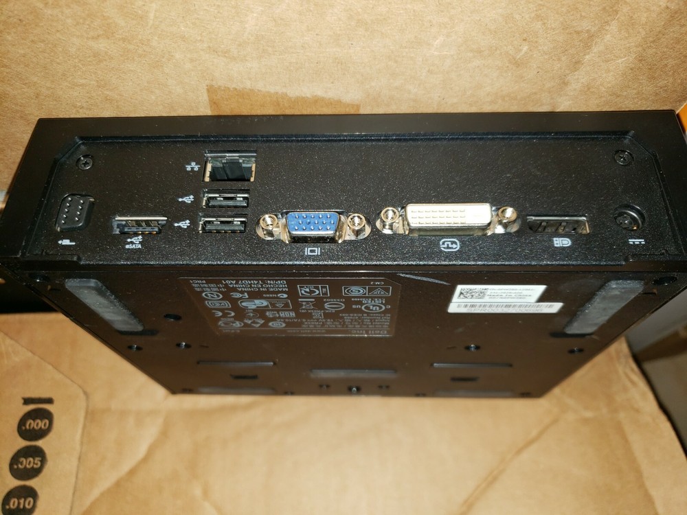 Dell Pro3X Docking Station E Port replicator for E4200 E4300 E5400 E6400 E6410