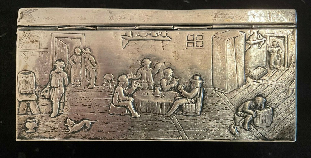 Hanau Nuremberg Germany 18th Centrury Silver Box