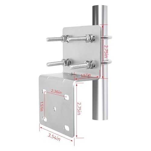 Pole Mounting Bracket, Antenna Mount Bracket, Heavy Duty Antenna Pole Mount, 1