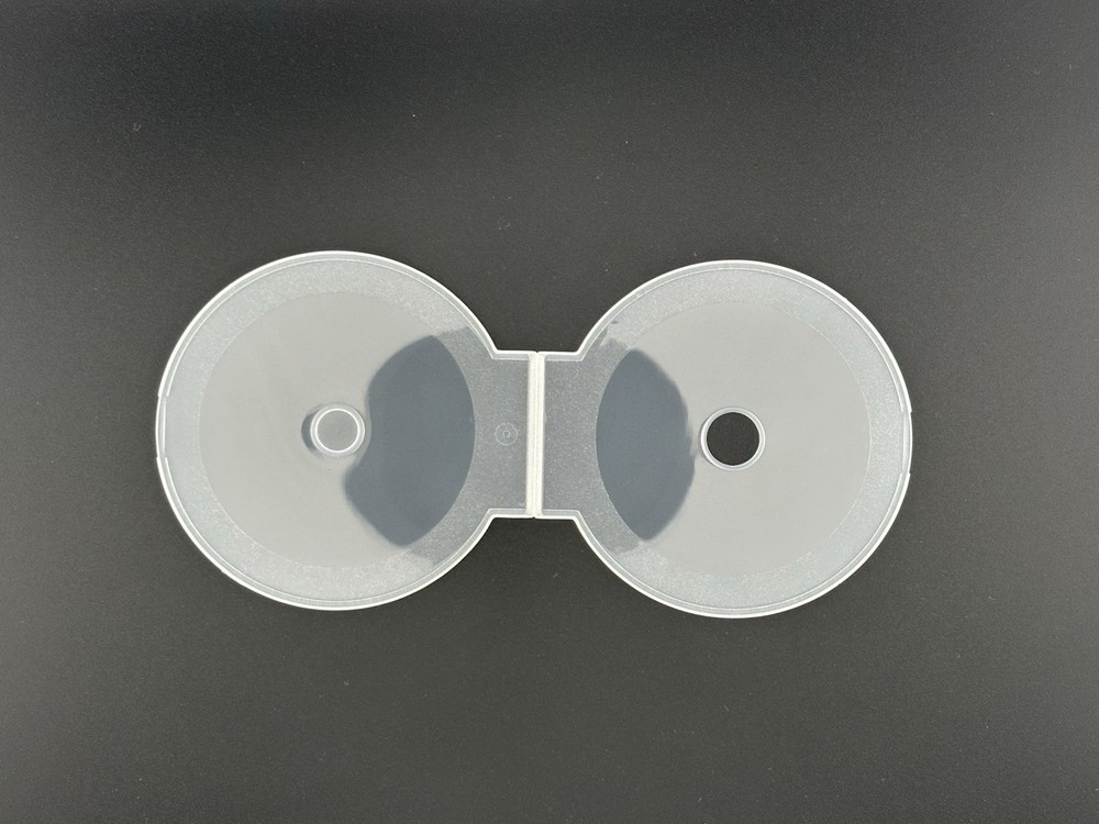 10 PACK - Nintendo GameCube Disc Case, Plastic Single Disc Holder - Middle Snap