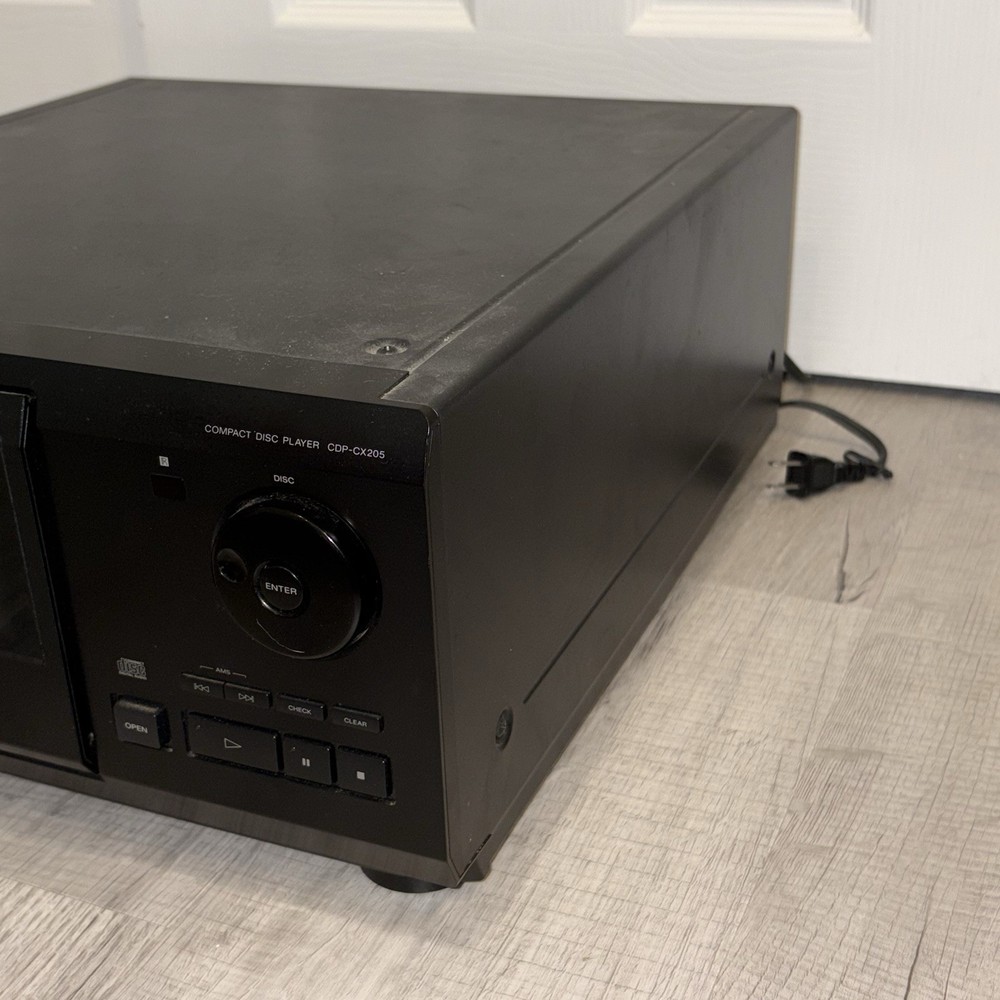 Sony CDP-CX205 Compact Disc Player Mega Storage 200 CD Player Changer - Tested!