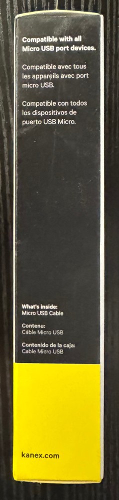 2/$19.99 Kanex"MiColor Micro USB ChargeSync 4' Cable" (KMUSB4FPK)