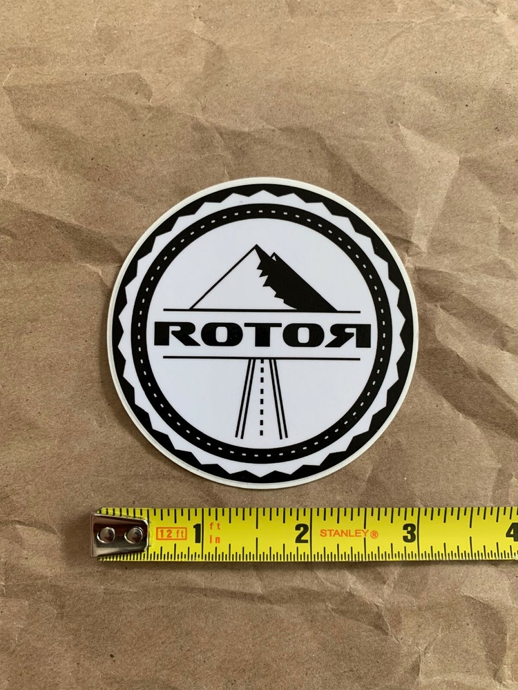 Rotor bicycle components sticker decal, genuine, 3", NEW