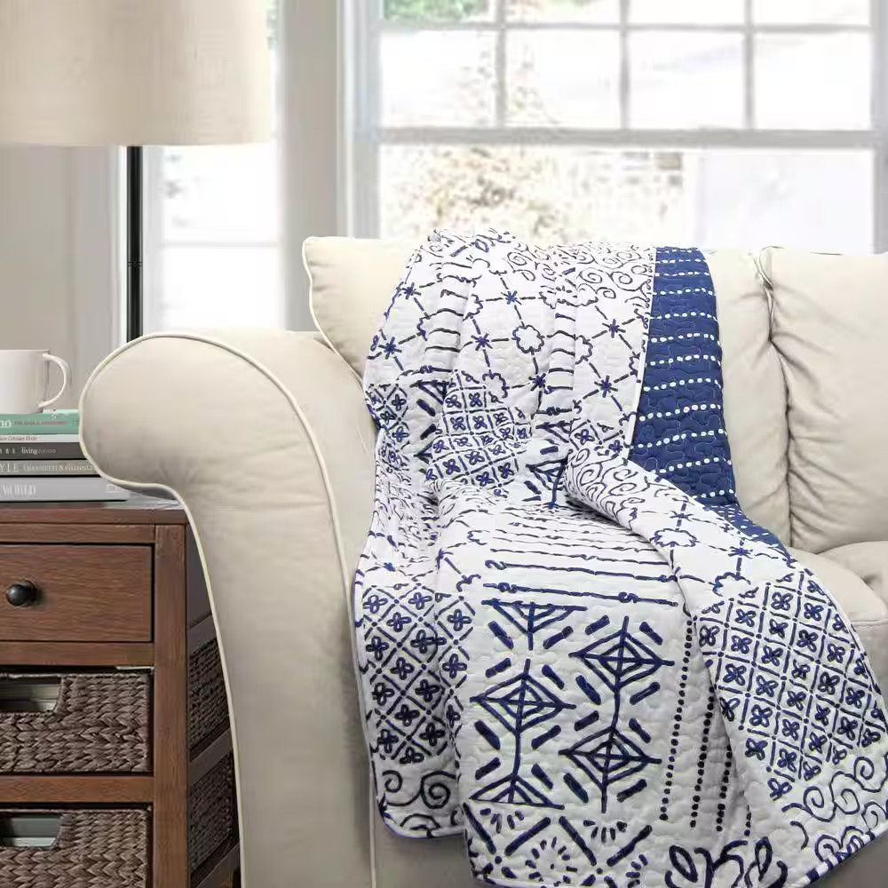 Monique Blue Throw