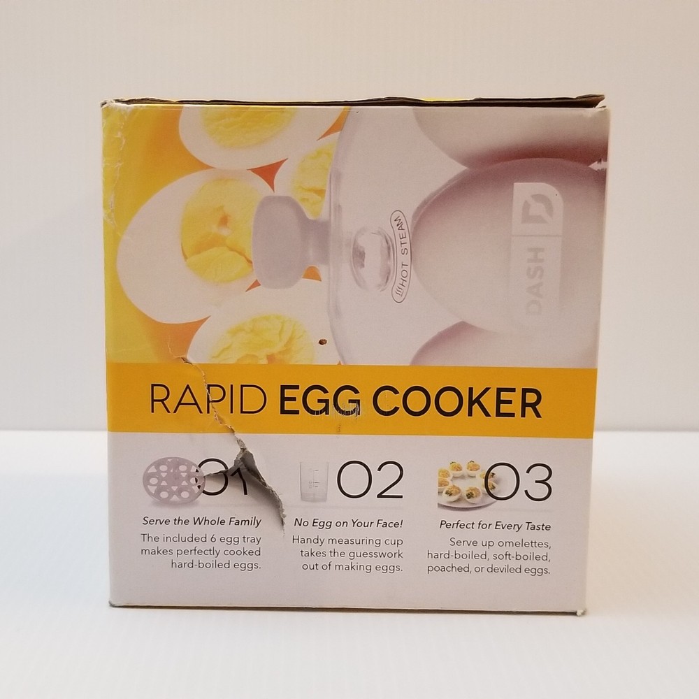Dash Rapid Egg Cooker Electric 6 Egg Capacity Hard Boiled/Poached/Scrambled Eggs