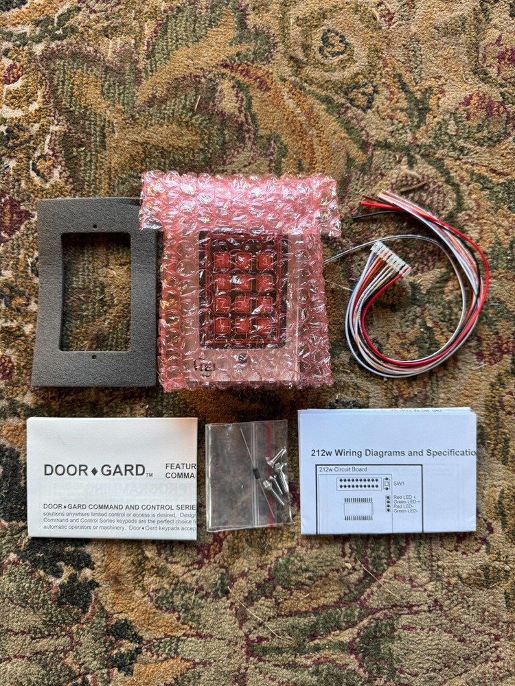Linear 212W Door Gard Flush Mount Digital Keypad