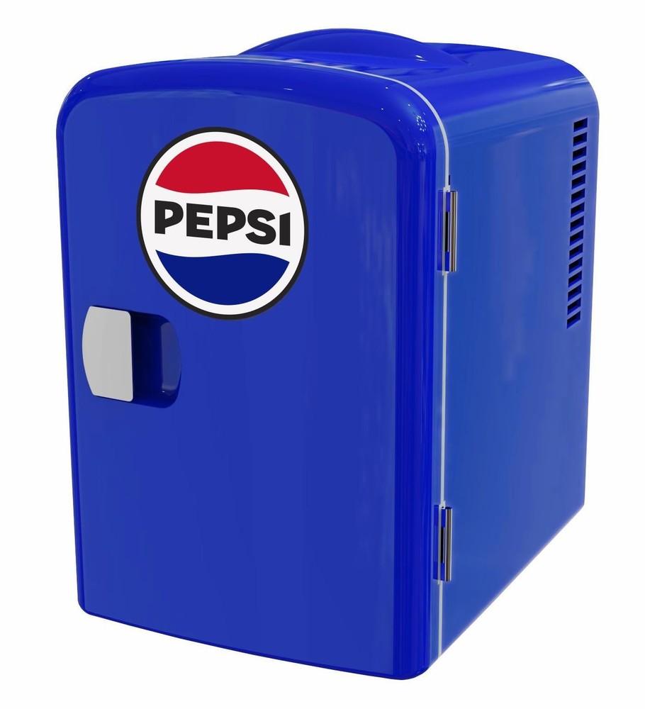 Pepsi 6-can Mini Fridge, BLUE, 4 liters