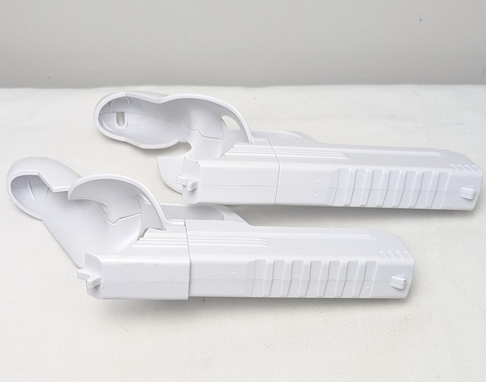 2x PCs Packs VR Game Gun for Oculus Quest 2 Controllers Pistol Case White
