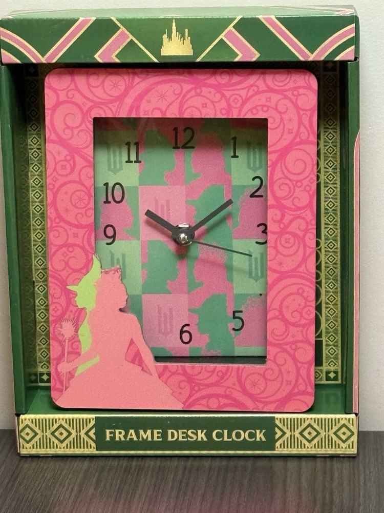 ‘Wicked’ Frame Desk Clock -Glinda + Elphaba