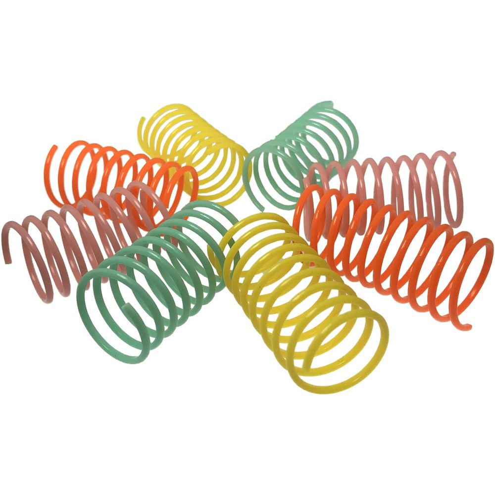 8 Pack Large Cat Springs Interactive Toy