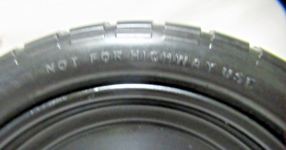 2 Pack 13" Flat free Solid Wheels with 5/8" Axle Bore Hole