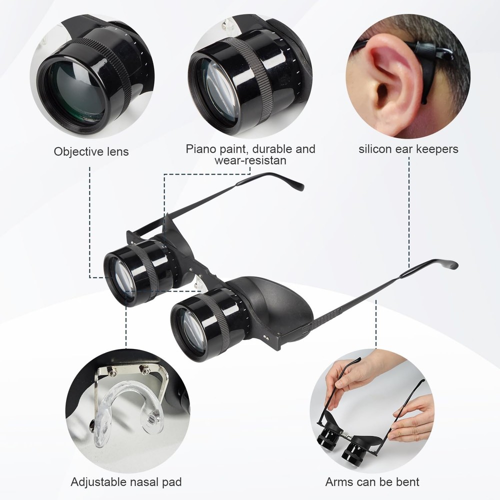 Hands-Free Binoculars HD Lightweight Focus