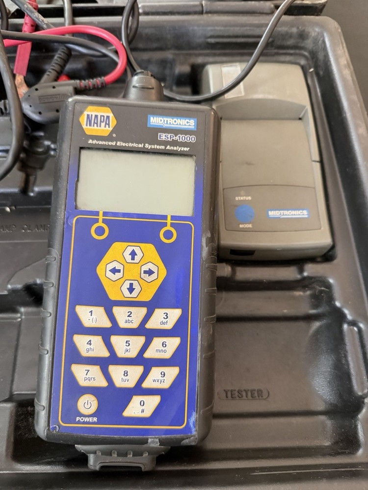 Midtronics ESP-1000 Auto Heavy-Duty Battery Tester - System Analyzer A018 Clamp
