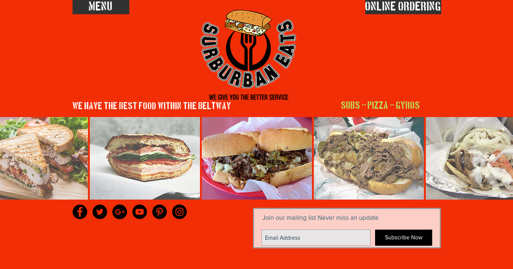 Customized One Page Wix.com Website