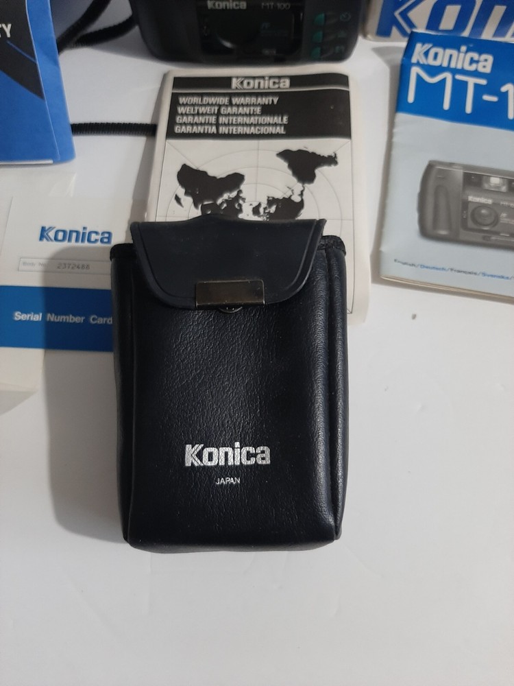 Vintage Konica MT-100 Camera Complete Set