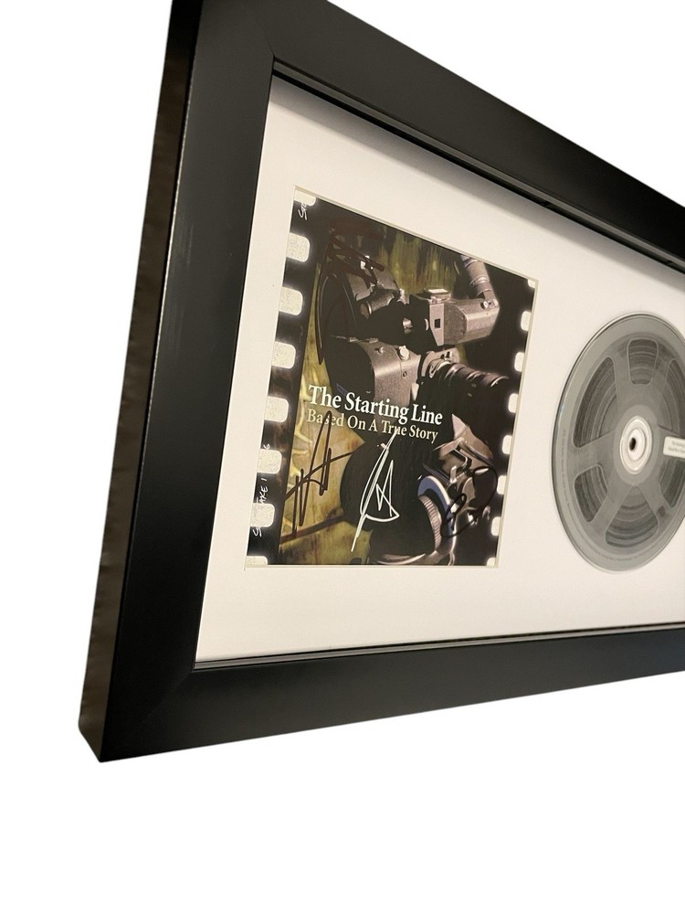 THE STARTING LINE SIGNED AUTOGRAPH BASED ON A TRUE STORY FRAMED CD JSA CERT COA
