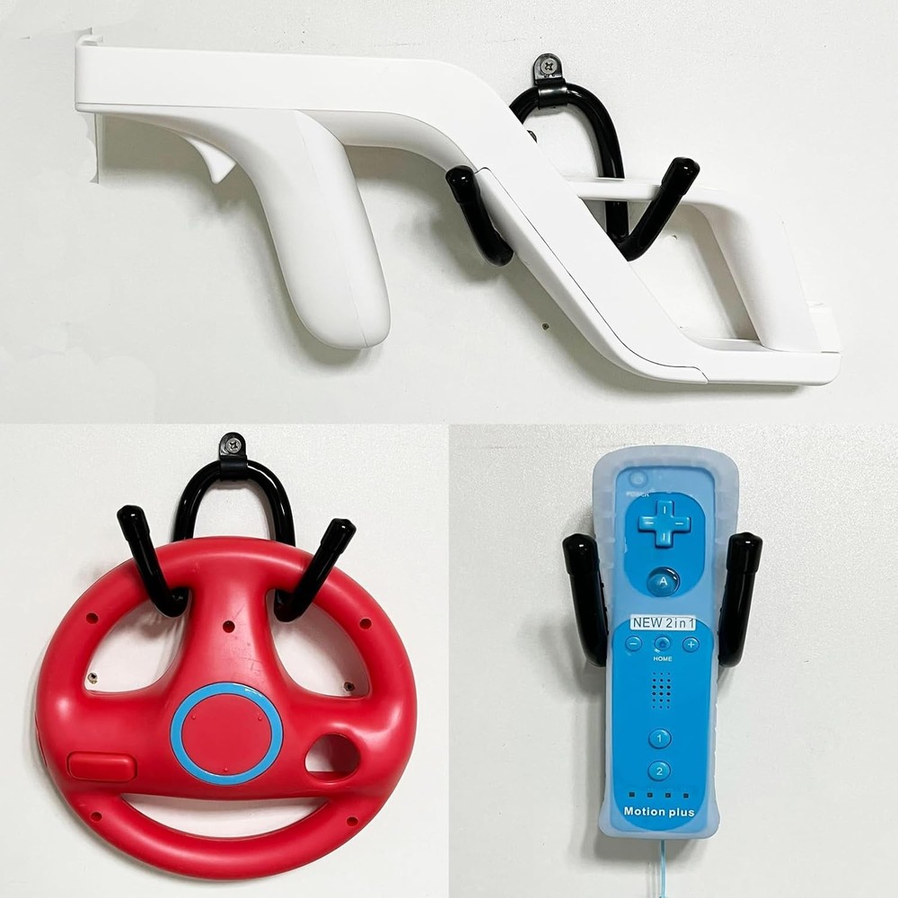 Pmsanzay 4 Pack Universal Game Controller Organizer Wall Mount