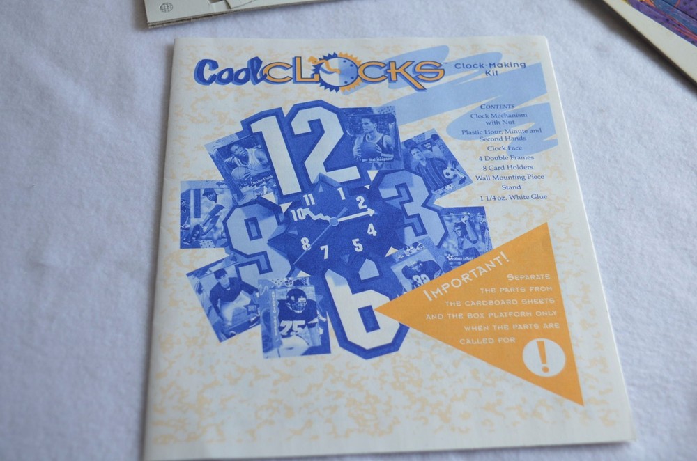 Cool Clocks Kids Clock Making Kit Customized New Milton Bradley