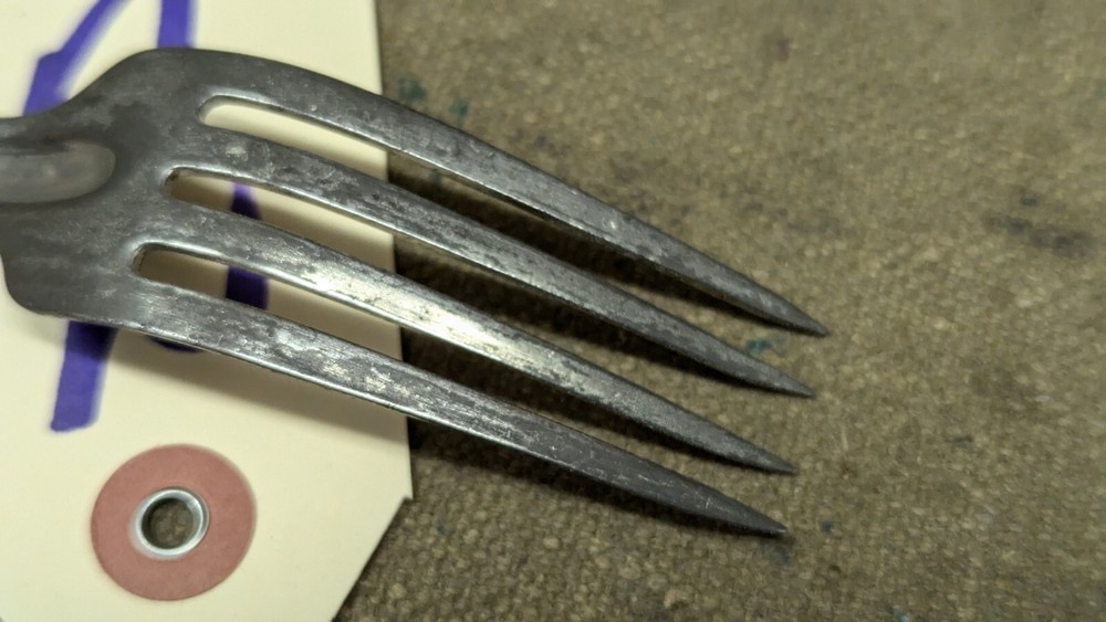 WWI US Army steel mess kit Fork