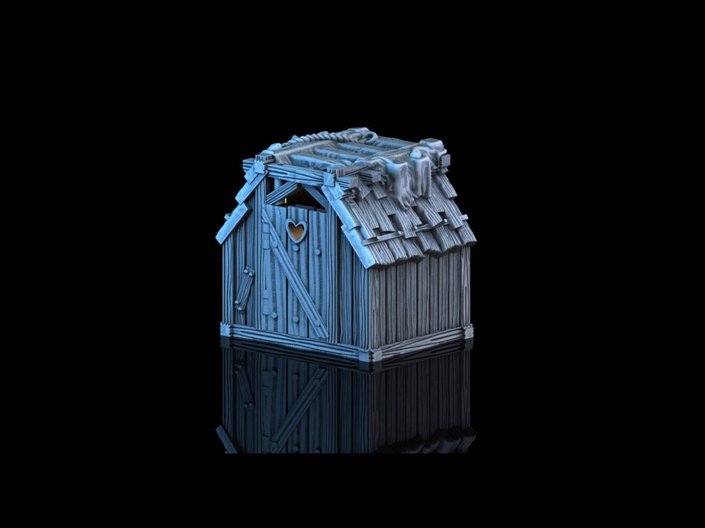 Adrian-3DP4U - Outhouse - 28mm