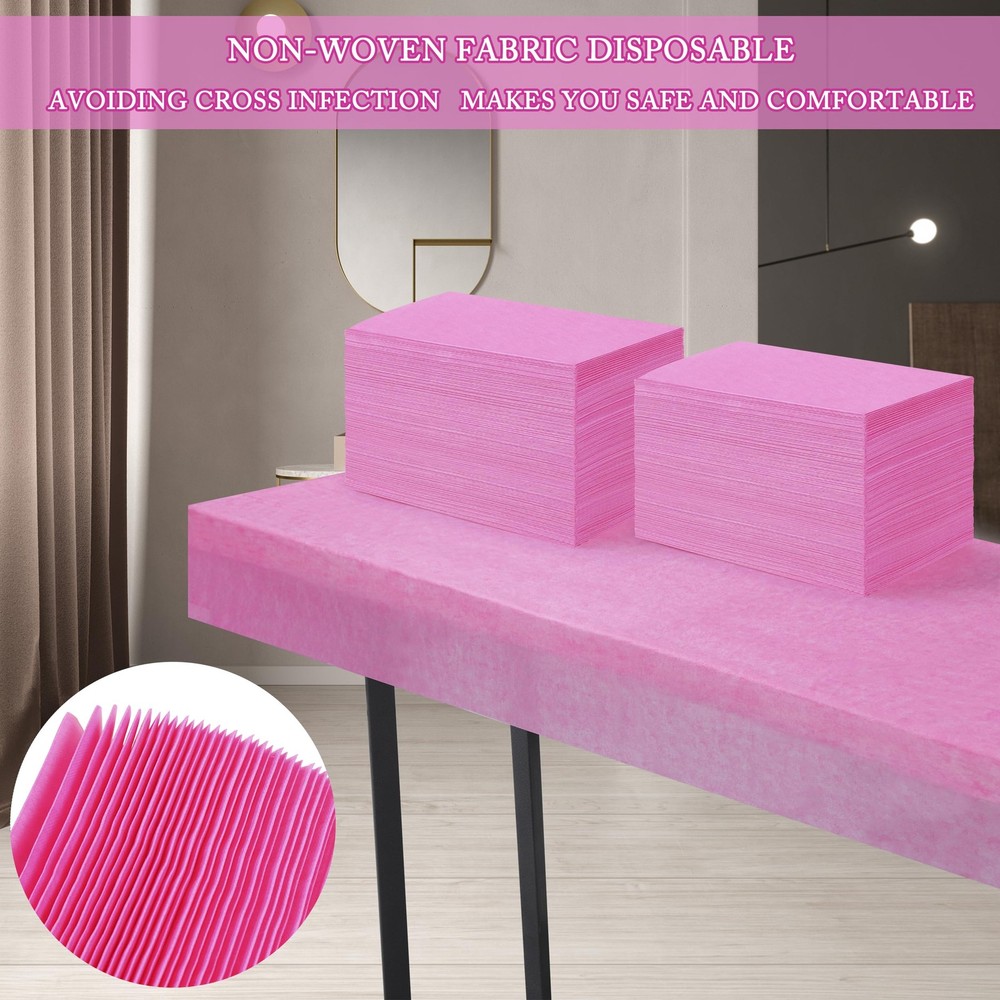31 x 71 Disposable Bed Sheets for Massage Table Waterproof Massage Table Shee...
