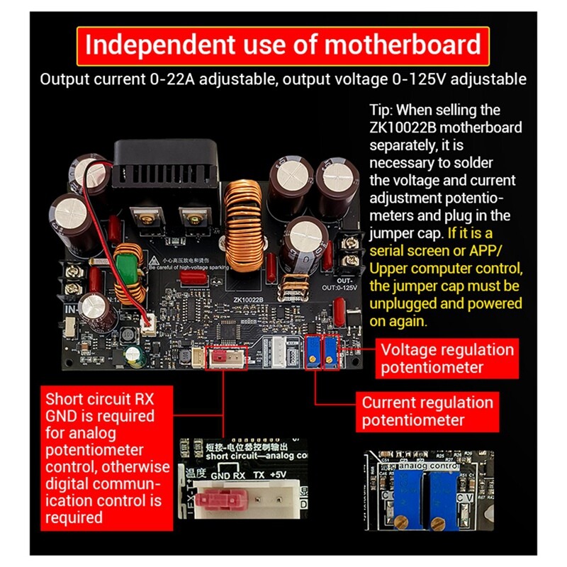 -10022 CNC Step-Down DC Adjustable Controlled Power Supply, Constants8486-