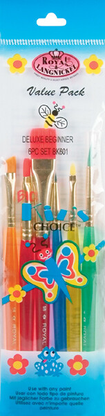 Big Kid's Choice Deluxe Beginner Brush Set 6/Pkg