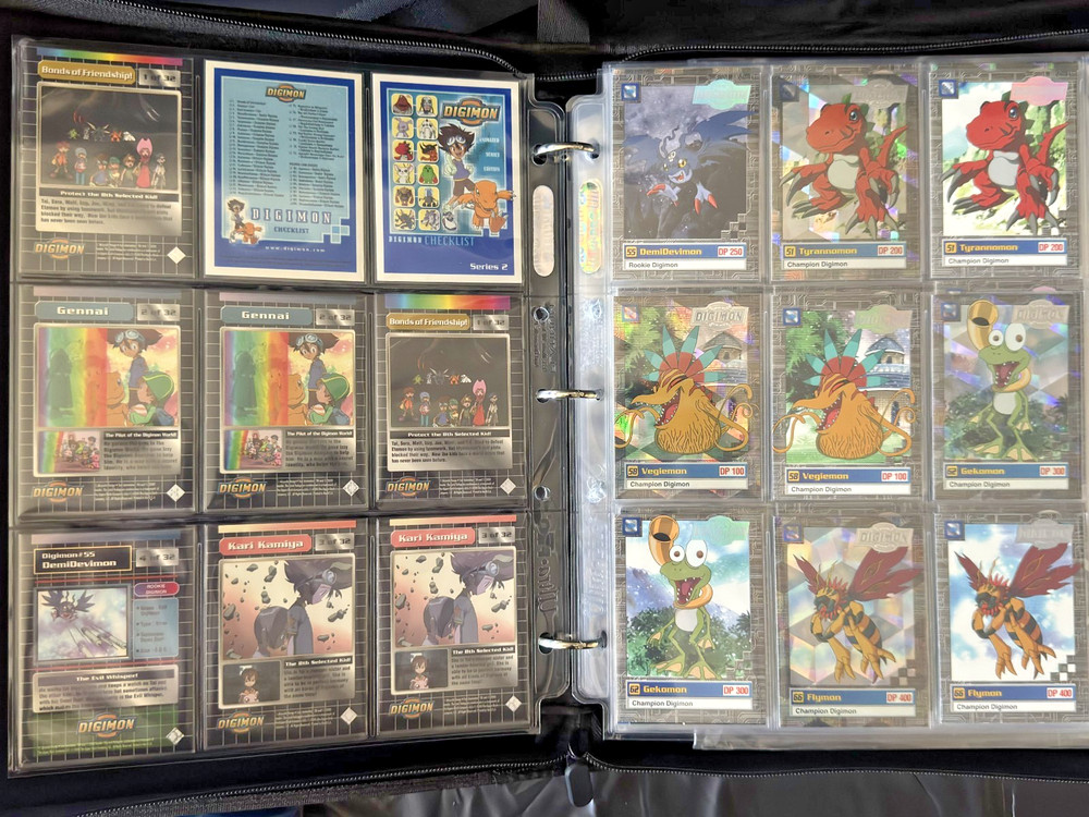 1999 DIGIMON UPPER DECK MASTER SET HOLO SERIES 1+2 PRE-RELEASE+ULTIMATE - 5 SETS